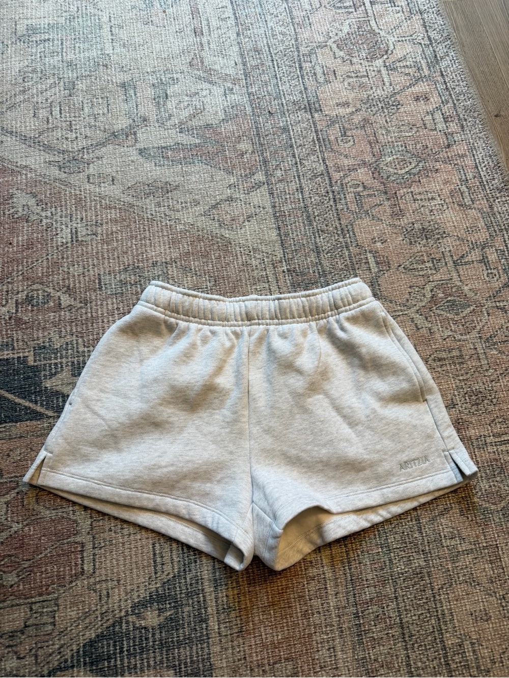 Aritzia Light Gray Women's Fleece Shorts